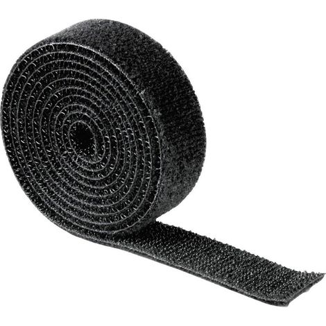 Hama Klettband beidseitig, universell, 1,9 x 100 cm, Schwarz Fascette a strappo Nero 1 pz. (1/2)