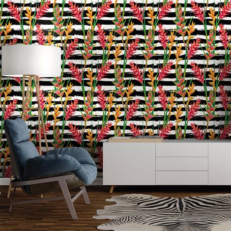 Sticker effet papier peint - SANTA CRUZ - 30x30cm (1/5)