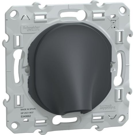 Schneider Electric – Sortie de câble 16A pour câbles 6 à 12 mm – Couverture peinture – Usage intérieur – S340662