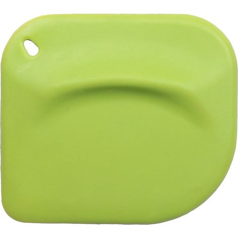 Espátula de silicona verde, imprescindible para hornear. Espátula cuadrada para mantequilla, de calidad profesional, fácil de guardar. 1 unidad.
