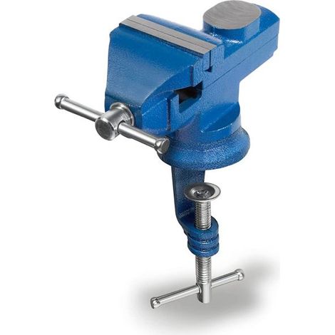 MORSA DA BANCO CON BASE GIREVOLE APERTURA MASSIMA 60MM FISSAGGIO A MORSETTO (1/5)