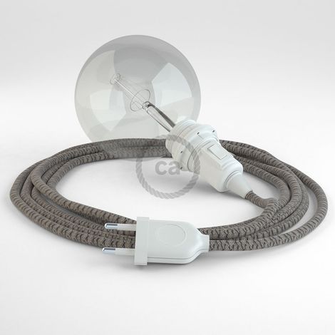 Lampe suspendue creative-cables rd64 lozenge 5 mètres anthracite (1/5)