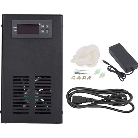 Refroidisseur d'eau 70 W, système de refroidissement silencieux pour aquarium de 20 L, culture hydroponique domestique, 100-240V (1/4)