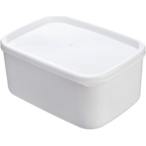 Boîte alimentaire 1400 ml à couvercle étanche, compatible micro-ondes, rectangulaire, conservation (1/5)