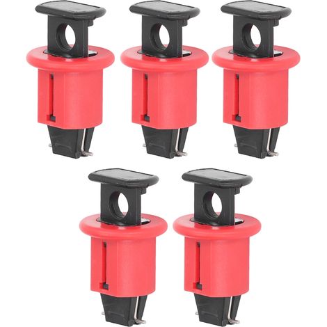 5-teilige Verriegelungsvorrichtung für Leistungsschalter, elektrische Verriegelungsstiftanordnung in Miniaturbauweise, Standard-Industrieschalter (1/5)