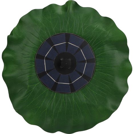 Fontaine solaire flottante avec 3 buses pour piscine, bassin et jardin extérieur (1/5)