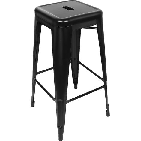 Sgabello alto,2Sedie da pranzo , sedie da pranzo, sgabello da bar con seggiolone, nero