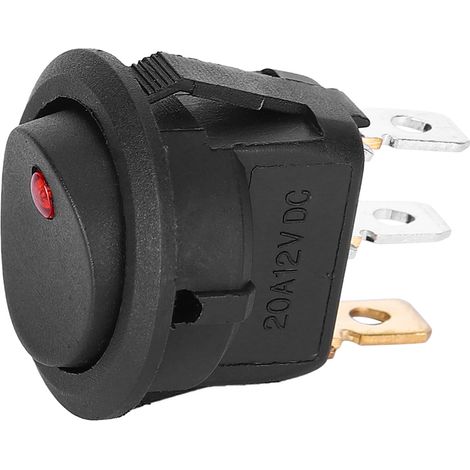 10 SPST 12V wasserdichte Marine-LED-Schalter mit silbernen Anschlüssen für Strahler (1/5)