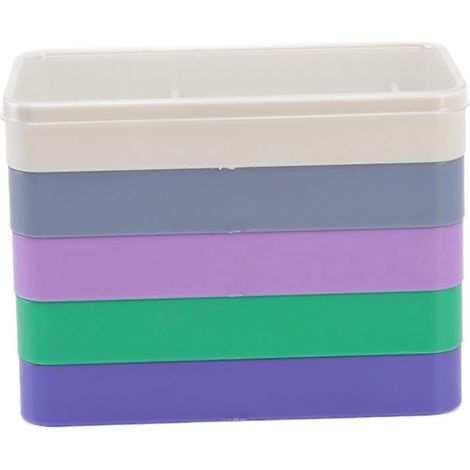 Boîte de rangement pour pièces de montre, 5 niveaux, grande capacité, plastique durable, format portable, pour outils et réparations. (1/5)