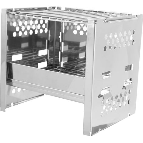 Outil de grillade en acier inoxydable pour barbecue portable (1/5)