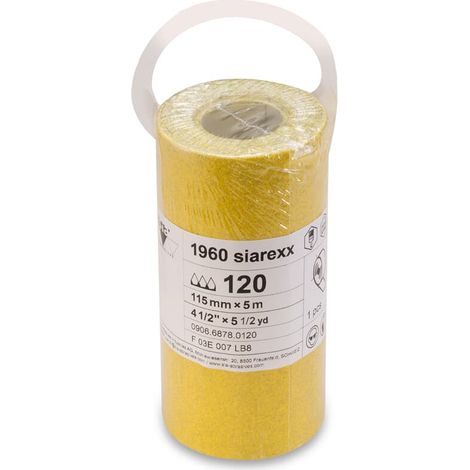 Bosch Sia Schleifpapier Serie 1960 Schleifrolle 115x5000mm / 115mm x 5mtr, Ausführung: K240