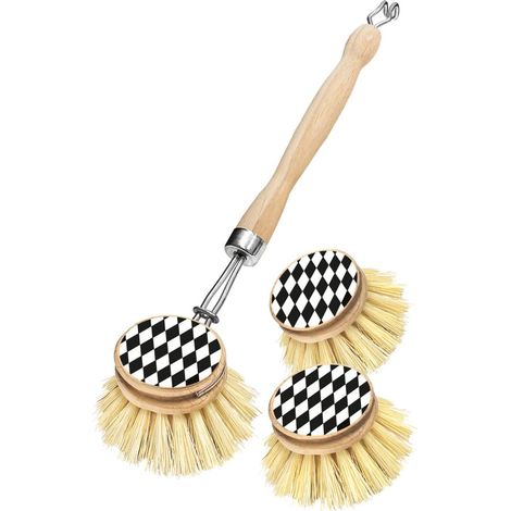 Peggy Perfect Spülbürstenset Harlekin 1 Bürste komplett + 2 Ersatzbürsten