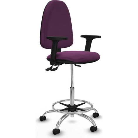 Sedia da Ufficio Piqueras y Crespo B2D05RP Viola Alta (1/5)