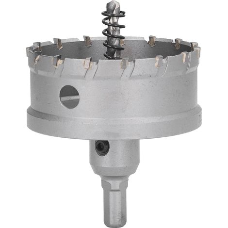 Scie cloche à dents en carbure de tungstène, foret industriel TCT pour métaux épais, 75 mm