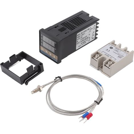 Thermostat PID Digital avec Réponse Rapide RTHM-25A pour Poulailler LED Contrôleur Température avec Capteur et Module Relais 25A (1/5)