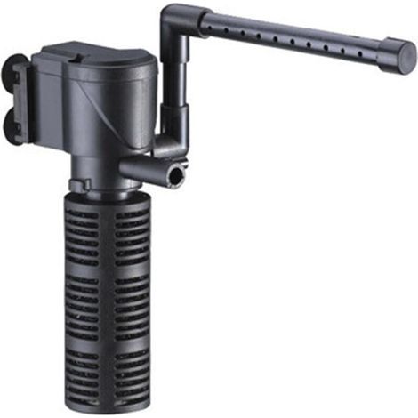 Pompe Submersible Aquarium avec Filtre, 3W 300L/H, Pompe à Eau Filtre, Réservoir pour Organismes Aquatiques, Bassin, Hydroponique (RS-602) (1/4)