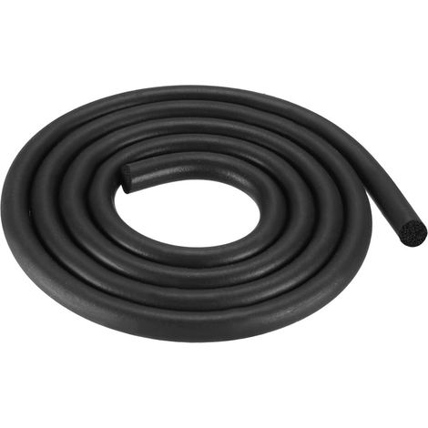 Rubber Foam Seal, 12 mm Diameter x 4 m Long Round EPDM Rubber Stripping for DIY Seal, Warehouse, Pads, Foam Tubes, Crafts, Home Seal (1/5)