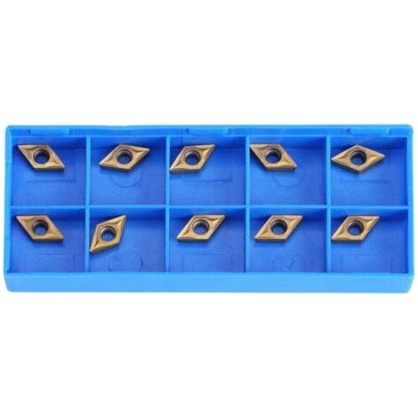 Lathe Cutting Tools, Carbide Turning Tools, Durable 10pcs Metal Lathe Turning for Lathe Turning Tool Holder (1/5)
