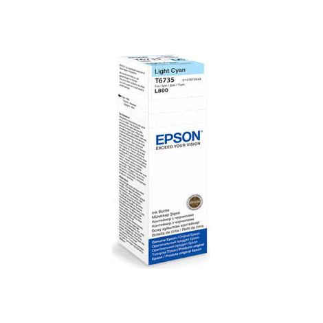 Epson T6735 - 70 ml - hell Cyan - Original - Nachfülltinte