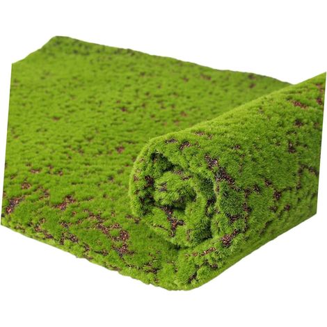 Tapis Gazon Décoratif Fausse Mousse Artificielle pour Micro-Paysage Aménagement Intérieur Décor Réaliste (1/5)