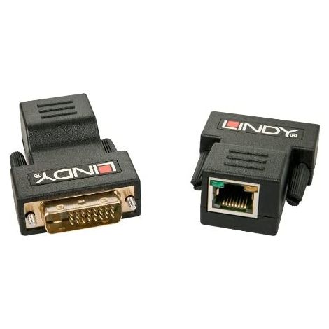 Câbles et adaptateurs audio vidéo LINDY DVI Cat.5/6 Extender 50m/70m. DVI-D over RJ45 UTP/STP 1920x1200 up to 50m (1/4)