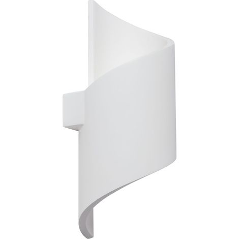 Aplique de Pared Yeso Spiral Blanco (1/5)