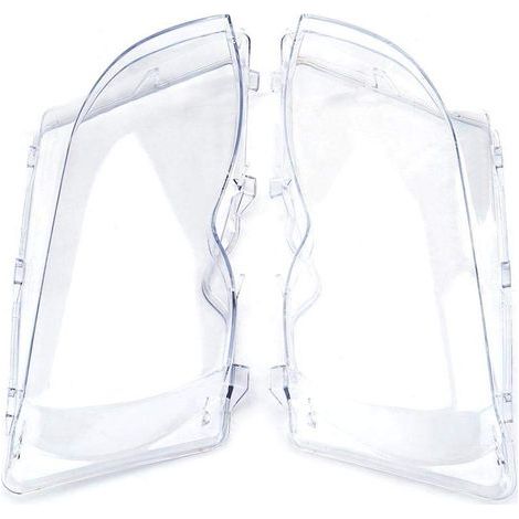 Juego de 2 lentes transparentes para faros delanteros de BMW Serie 3 E46 (modelos 2001-2005, Facelift) 63126924043 63126924044 (1/4)