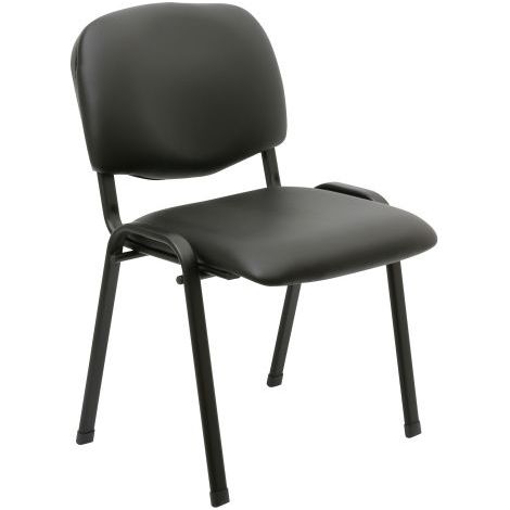 SEDIA INTERLOCUTORIA nero - cm 54,5 x 58 x 81,5