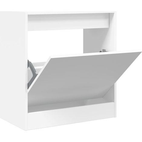 Maison Exclusive - Scarpiera Bianca 60x34x63,5 cm in Legno Multistrato