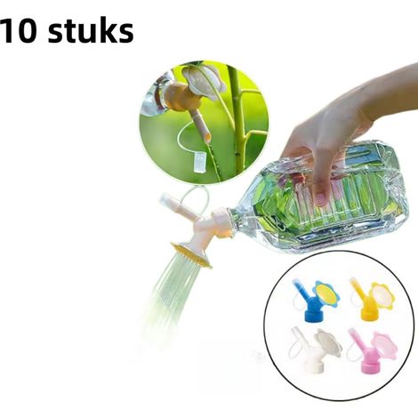 Ensemble de 10 becs verseurs interchangeables pour bouteilles et arrosoirs avec embouts en forme de tournesol couleurs assorties (1/5)