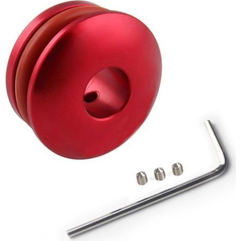 Tuningteile für Kraftfahrzeuge: Schaltbegrenzer, Schaltknauf-Montagebasis, Schaltknaufclip (einteilig) – Rot (1/3)
