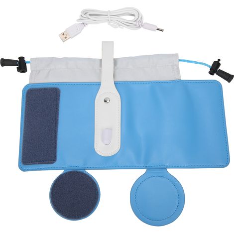Chauffe-biberon portable, sac de voyage pour réchauffer biberons bébé, accessoire pratique bleu foncé (1/5)