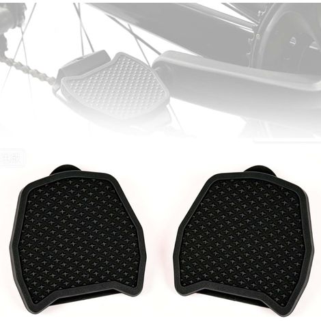 2 Pièces Convertisseur De Pédale, transforment les pédales automatiques en pédales plates, plus besoin de cales pour un confort et une optimaux,compatibles avec les pédales automatiques Shimano SPD-SL (1/5)
