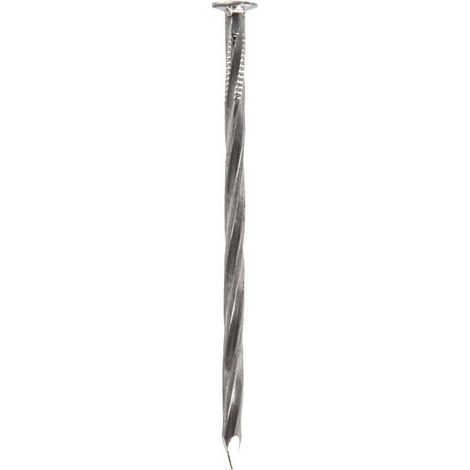 Clou torsadé arcelor sitor 103964 tête plate tige torsadée