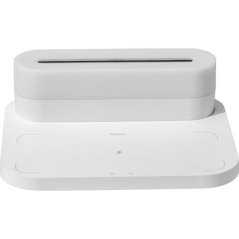 Lampe de Bureau Multifonctionnelle avec Chargeur Sans Fil, 3 Couleurs et Tactile, Lampe Amovible Magnétique (1/4)