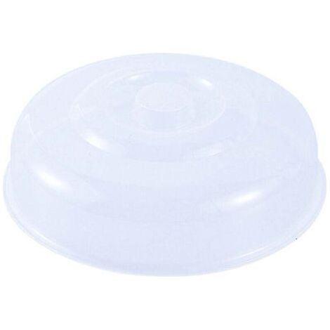 QORVA-Couvercle pour micro-ondes - Couvercle rond pour micro-ondes - Accessoires de cuisine - Couvercle pour micro-ondes - Plastique alimentaire transparent (1/4)