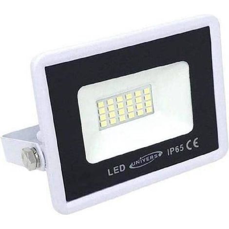 TrAdE Shop Traesio - Faretto Proiettore Da Esterno 20w Bianco Ip65 Luce Calda Fredda Naturale F20w-b1 - -Bianco Freddo      - (1/2)