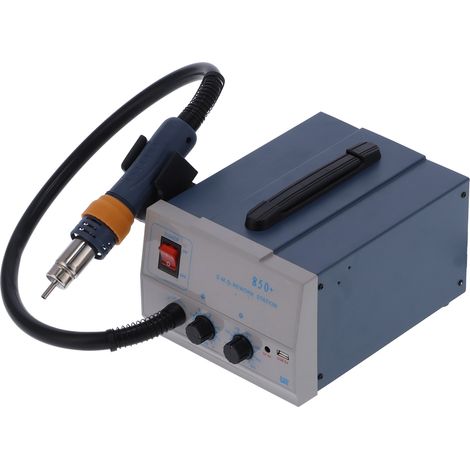 Station de dessoudage à air chaud, fer à souder SMD réglable pour réparation de téléphones portables, prise UE 220V AC (1/5)