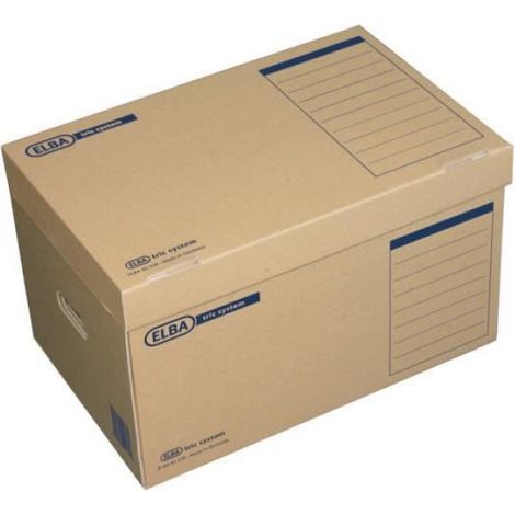 Boîte D Archive - Carton Recyclé - Pour Classement Documents Bureau Maison - 32 x 22 x 12 cm - 1 Pièce