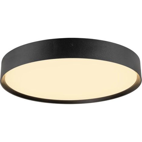Plafonnier Decona 42 noir Ø 42cm - 1008582