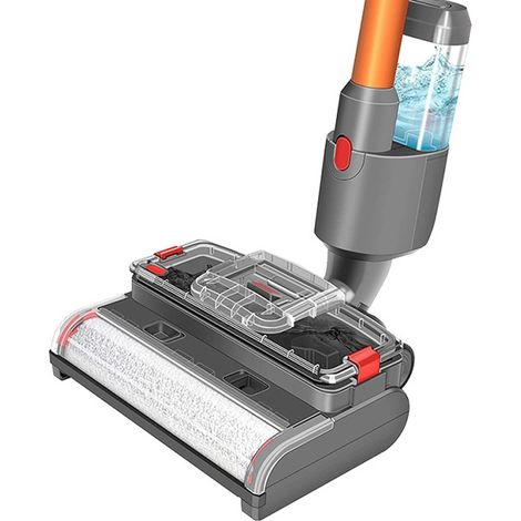 Staubsauger, elektrischer Besenkopf kompatibel mit Dyson Staubsaugern V7, V8, V10 und V11, Nass- und Trockenreinigungszubehör für Hartböden, Parkett und Teppiche.