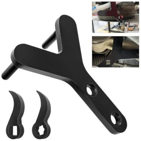 Outil de levier robuste pour bras de suspension universel, outil de bras de suspension, bras de suspension inférieur automobile, démontage de rotule, levier de rotule inférieur avec bouche carrée et f (1/4)