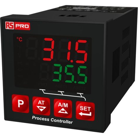Régulateur de température PID, 100 240 V, 3 sorties Relais, SSR, 3 entrées TC, RTD, 48 x 48mm ( Prix pour 1 )