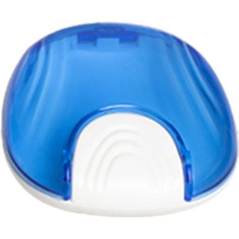 Sollbry 1 étui de retenue de presse, boîte de prothèse dentaire portable, support de prothèse dentaire, facile à transporter, adapté aux prothèses dentaires, appareils orthodontiques (bleu) (1/4)
