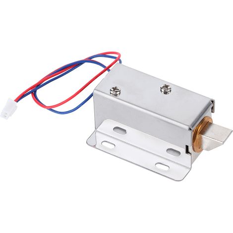 DC 12V Mini-Elektromagnet-Schloss-Montagesatz für Türen, Fenster, Schränke und Schubladen (1/5)