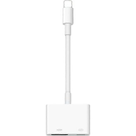 Adaptateur AV numérique TV 4K/1080p vers interface multimédia HD 8 broches, compatible avec les adaptateurs audio et vidéo iOS. (1/4)