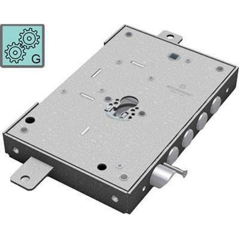 Securemme Serratura Triplice Per Porte Blindate Sx Reversibile Interasse Mm.28 Art. 265 (1/5)