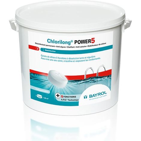 Chlorilong power 5 10kg BAYROL 2199266