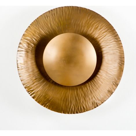 Wandleuchte 61x7x61 Goldene Metallbeleuchtung / Wandwandlicht, um dem Zuhause eine Note zu verleihen (1/3)