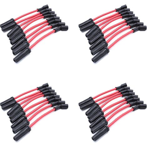 Jeu de câbles d'allumage de 10,5 mm pour GMC, Cadillac, Camaro et Pontiac (2009-2015), référence 19297035, 9748UU, 9748HH (paquet de 32) (1/5)